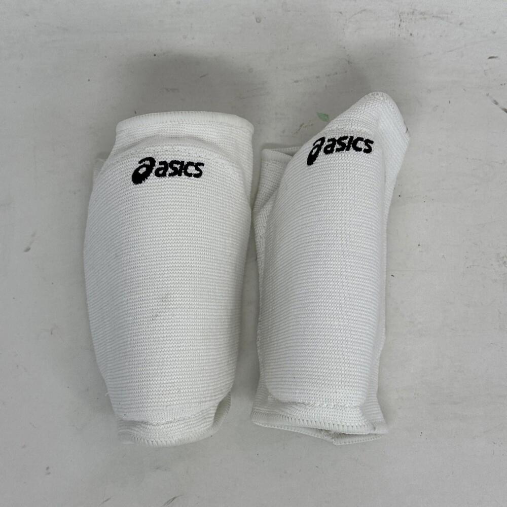 New Asics Youth Volleyball Kneepads White Model ZD0508 Worn Once